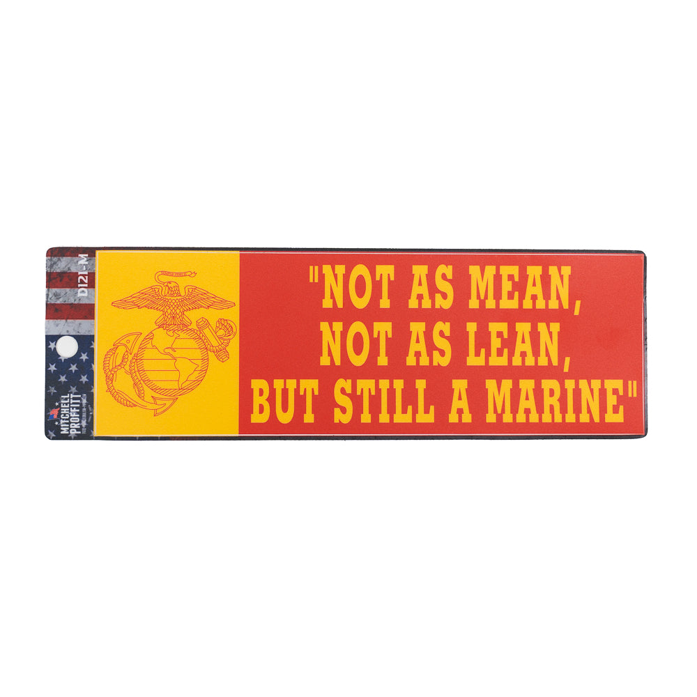 Not As Mean, Not as Lean Decal