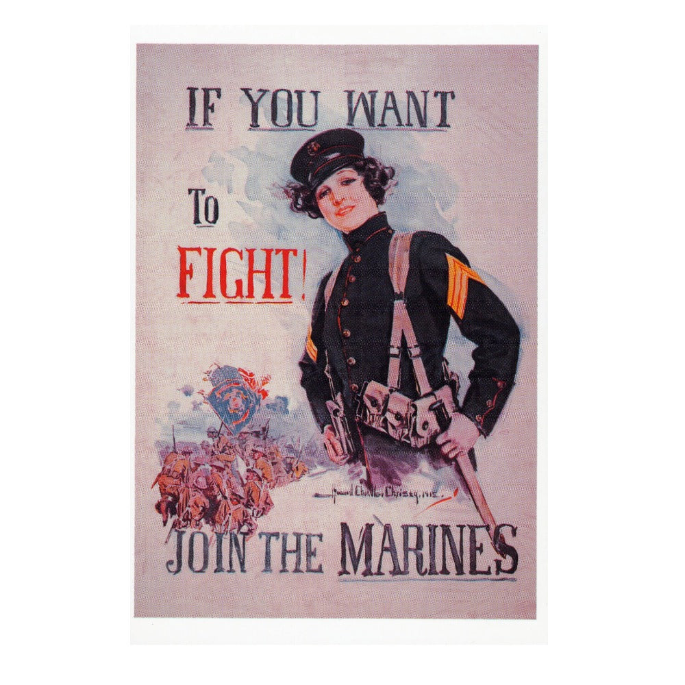 If You Want To Fight Postcard