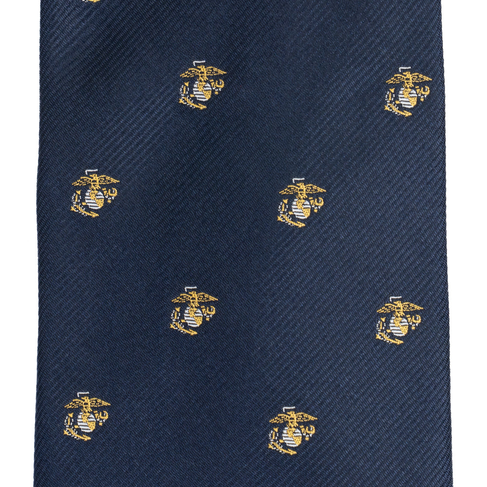Tie navy blue w/gold EGAs