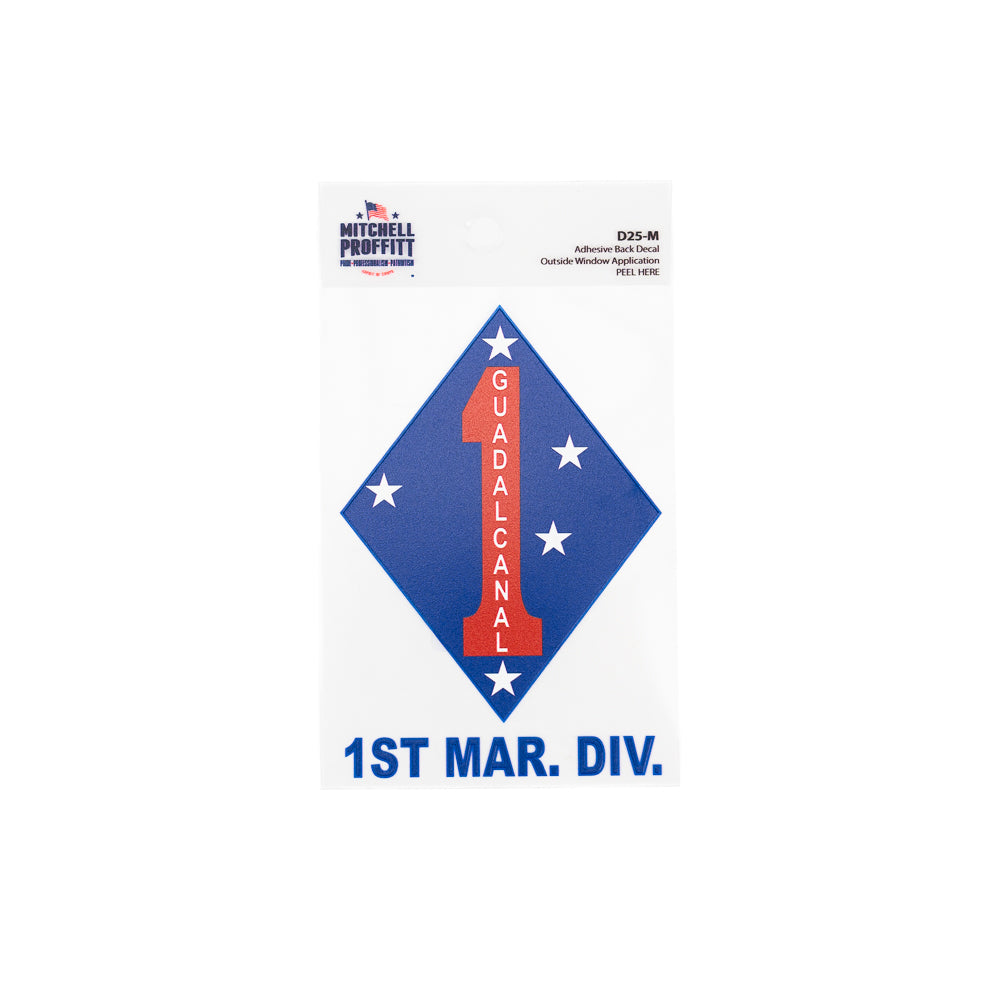 1st Marine Division Decal