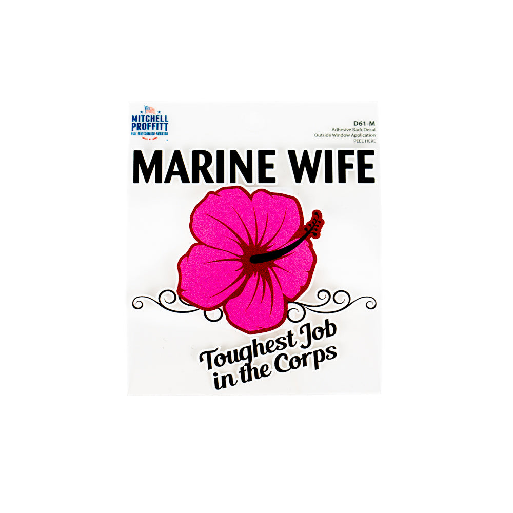 Marine Wife - Toughest Job Decal