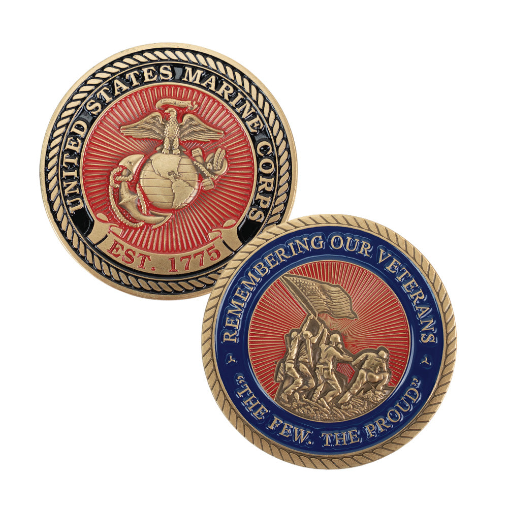 Marine Veteran Coin