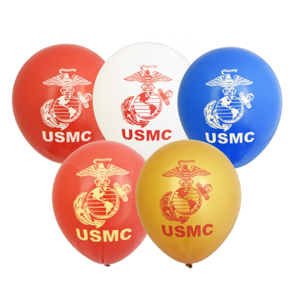 USMC Latex Balloons (10pk)