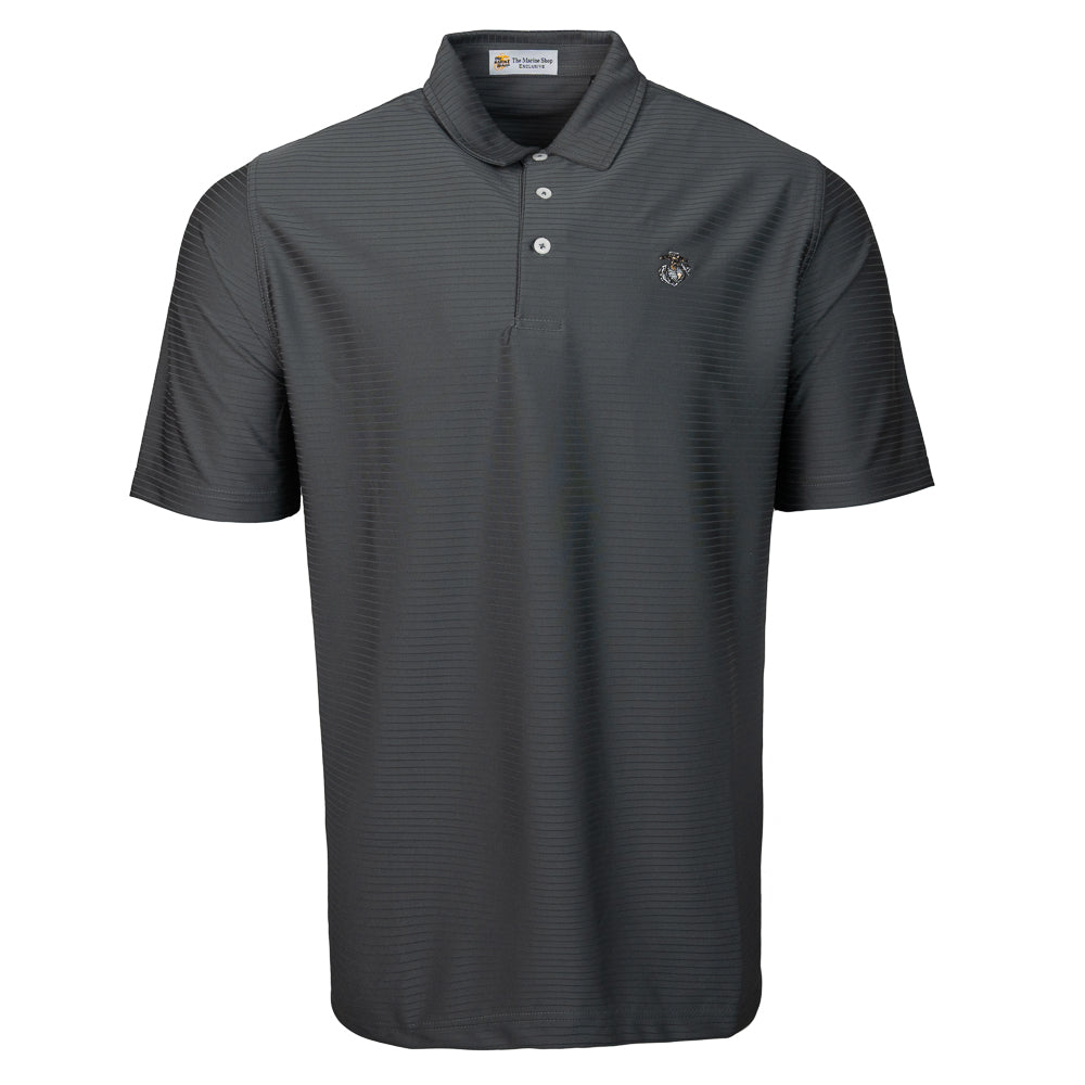 Coolmax Textured Polo Charcoal