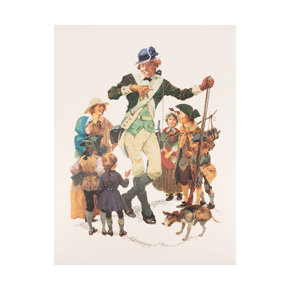 "Colonial Marine with Child" by Col Charles Waterhouse, USMC (Ret)