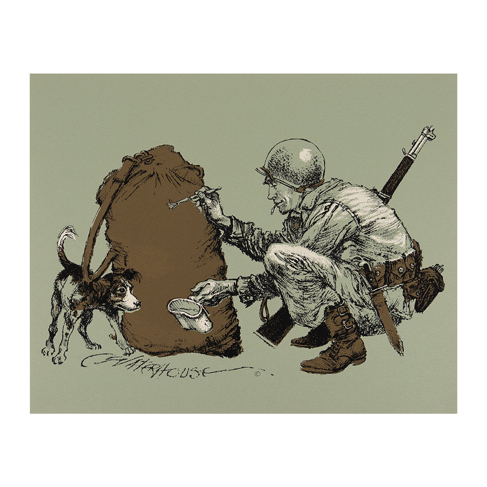 "M1 Garand and Seabag" by Charles Waterhouse