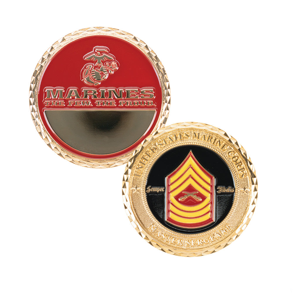 Engravable Master Sergeant Coin
