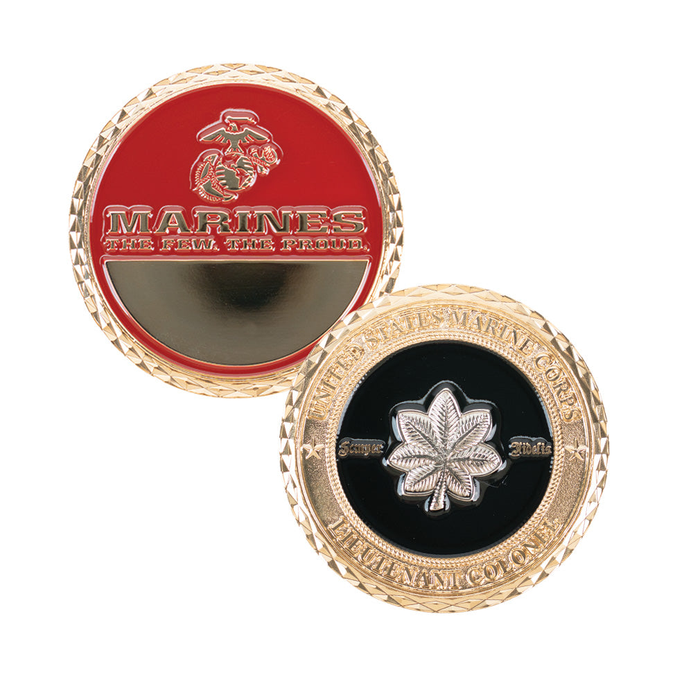 Engravable Lieutenant Colonel Coin