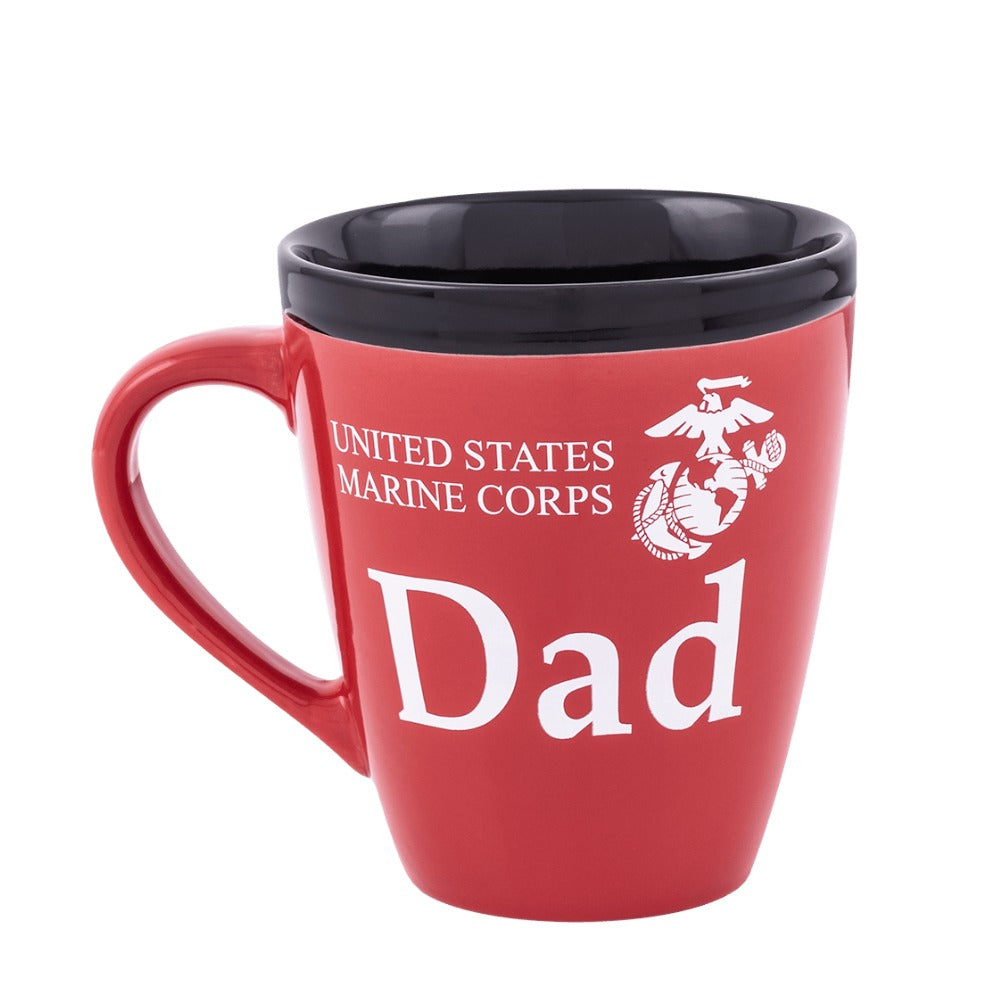 USMC Dad Red & Black Mug