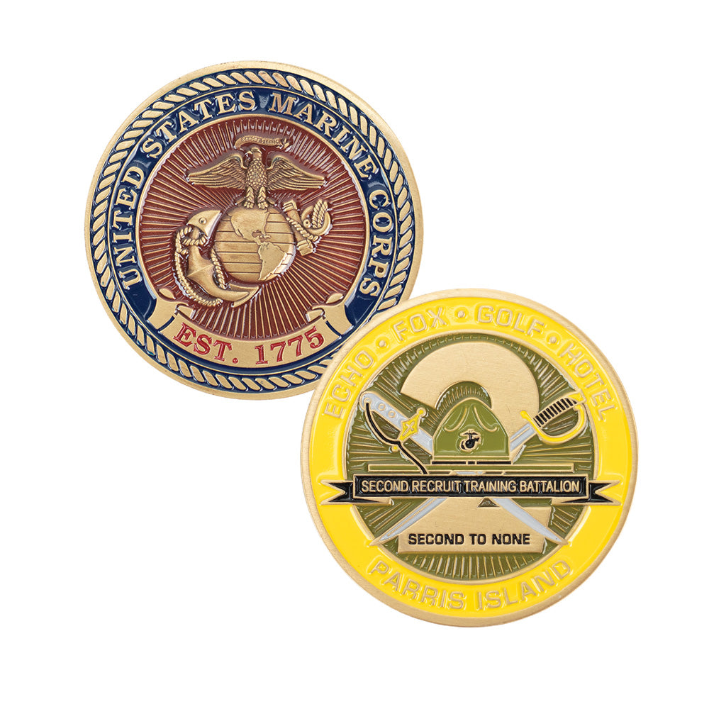 2nd Recruit Battalion Parris Island Coin