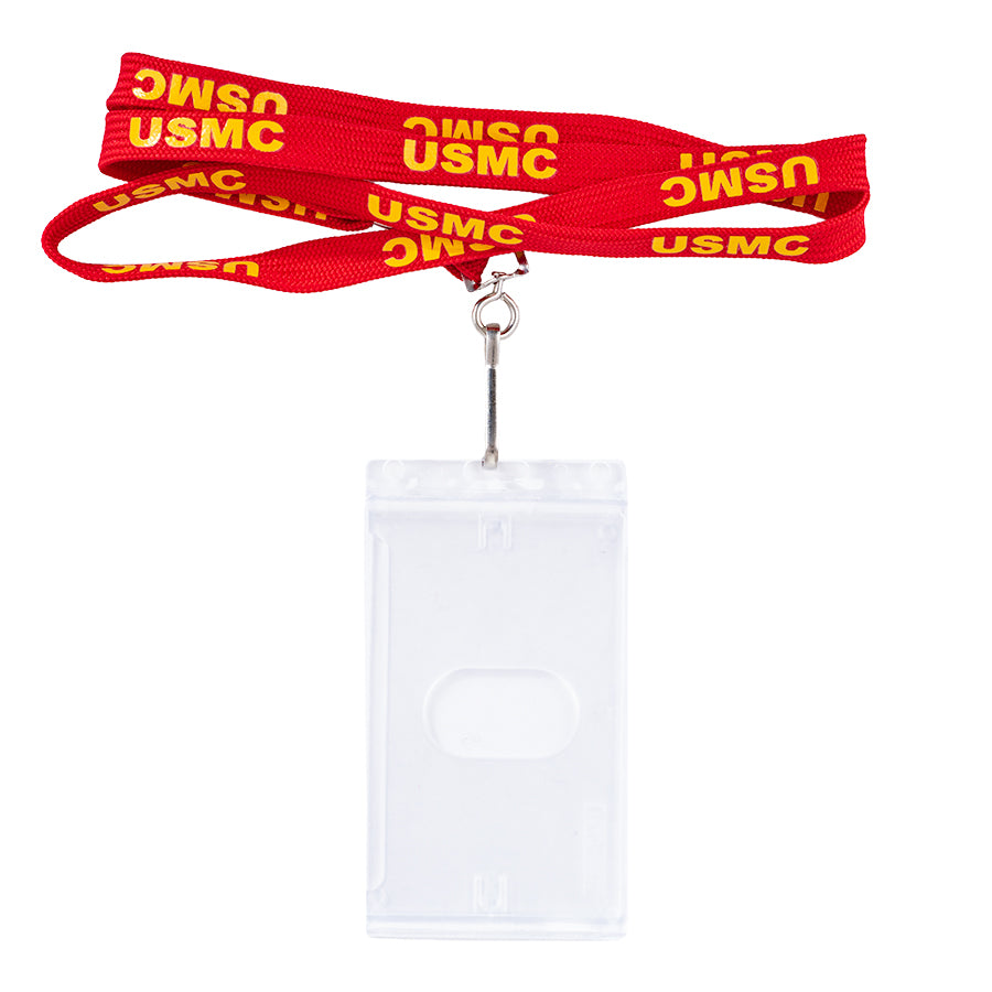 USMC Badge Holder Lanyard