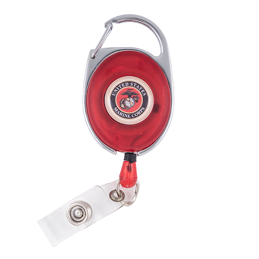 USMC Carabiner Badge Holder