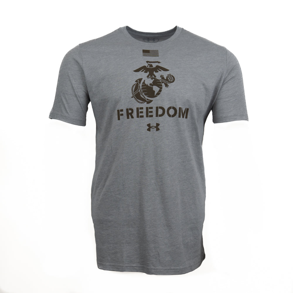 UA Freedom EGA Tee Steel Grey