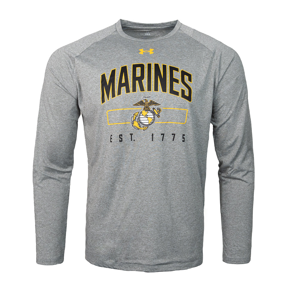 UA Tech Long Sleeve Tee Grey