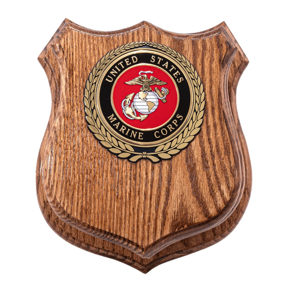 Deluxe Sword Plaque Solid Oak - NCO