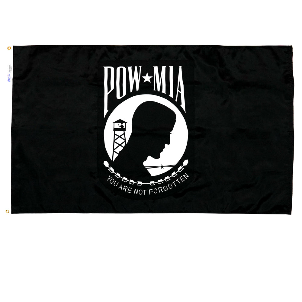 POW/MIA Double-Sided Nylon Flag 3x5