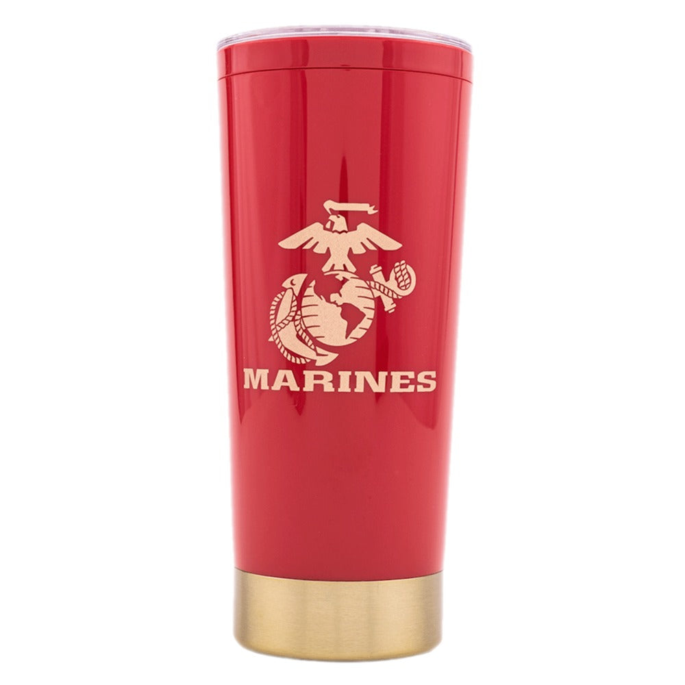EGA Marines Red/Gold Iconic Tumbler 20oz