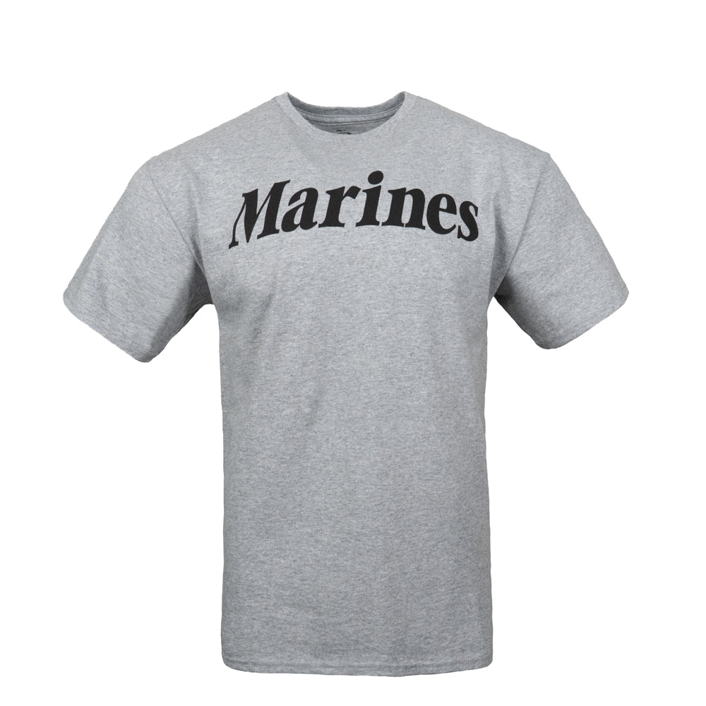 Grey Marines PT Shirt
