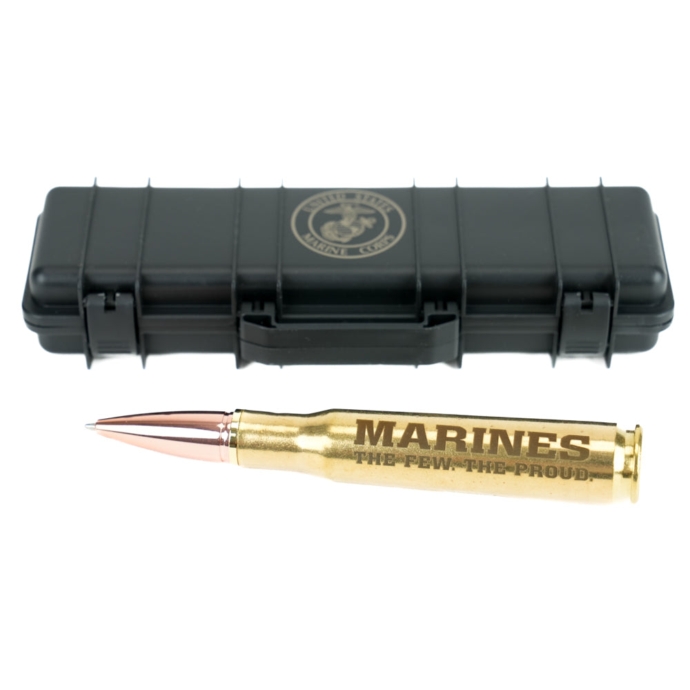 USMC .50 Caliber Casing Twist Pen w/Case