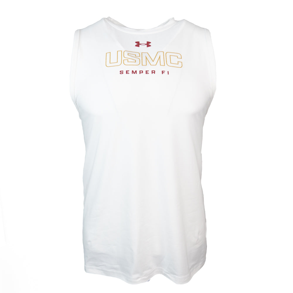 Under Armour USMC Tech Stretch Sleeveless Tee