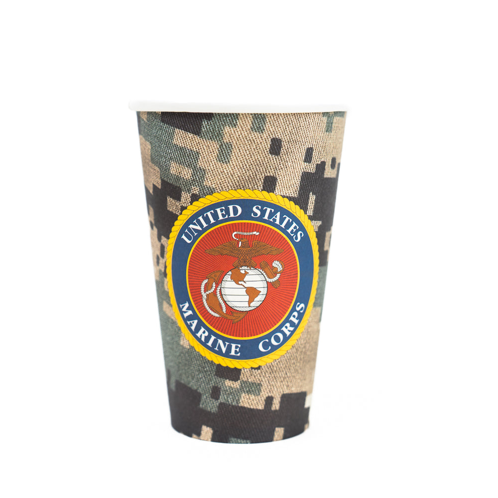 USMC Camo Cup 16oz (8pk)