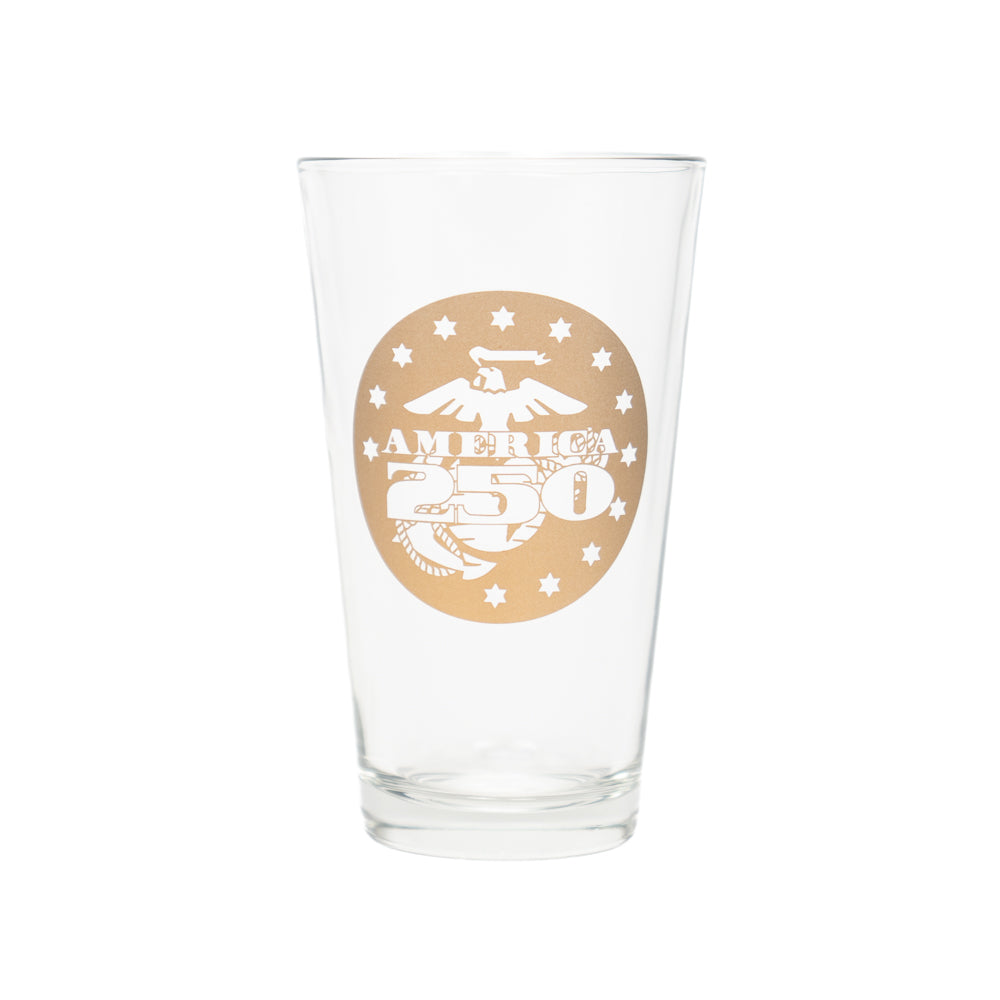 America 250 USMC Celebration Mixer Glass