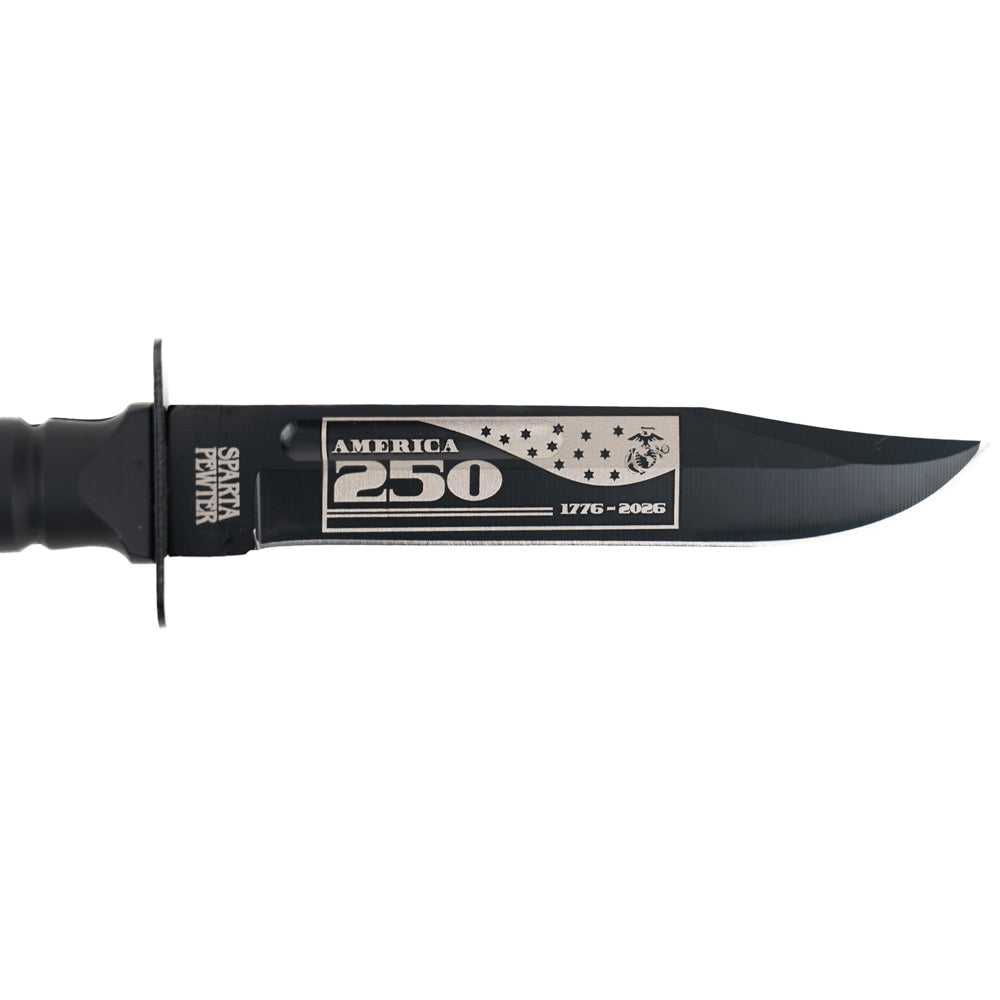 America 250 USMC Celebration Fighting Knife Letter Opener