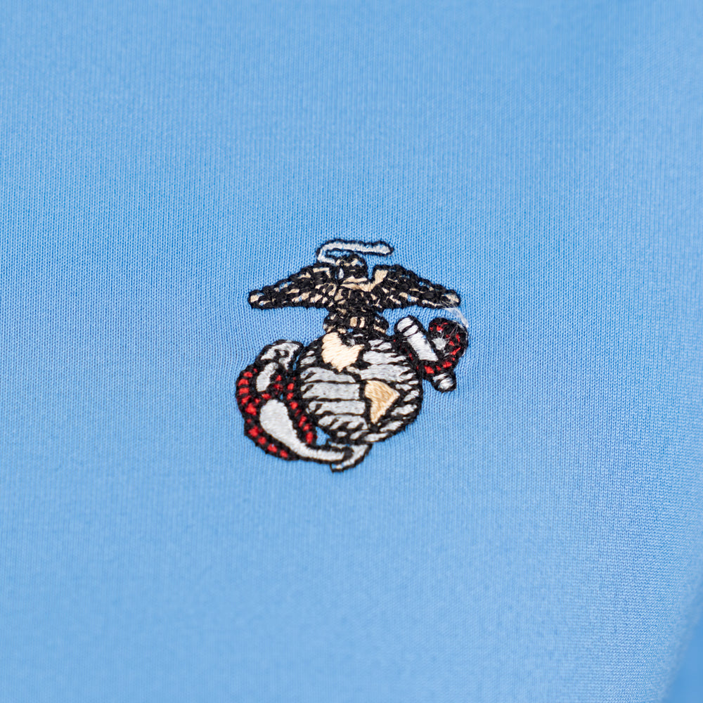 Ladies Jersey Fabric EGA Polo-Sky