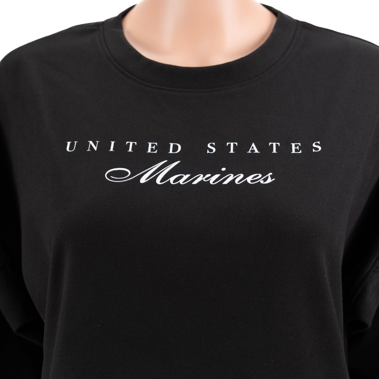 Women's Marines Sueded Soft Touch Crew