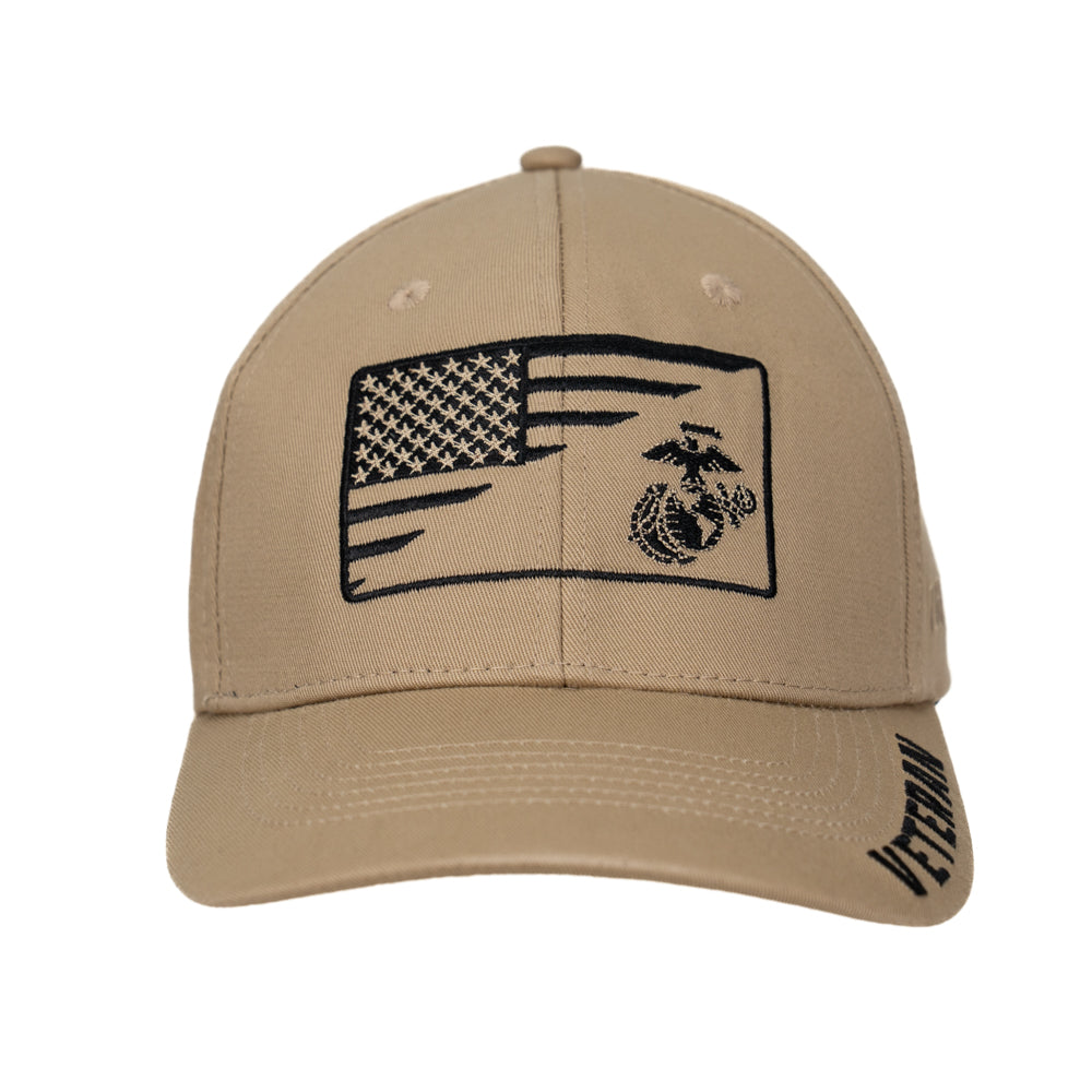 USMC Split Flag Veteran Hat