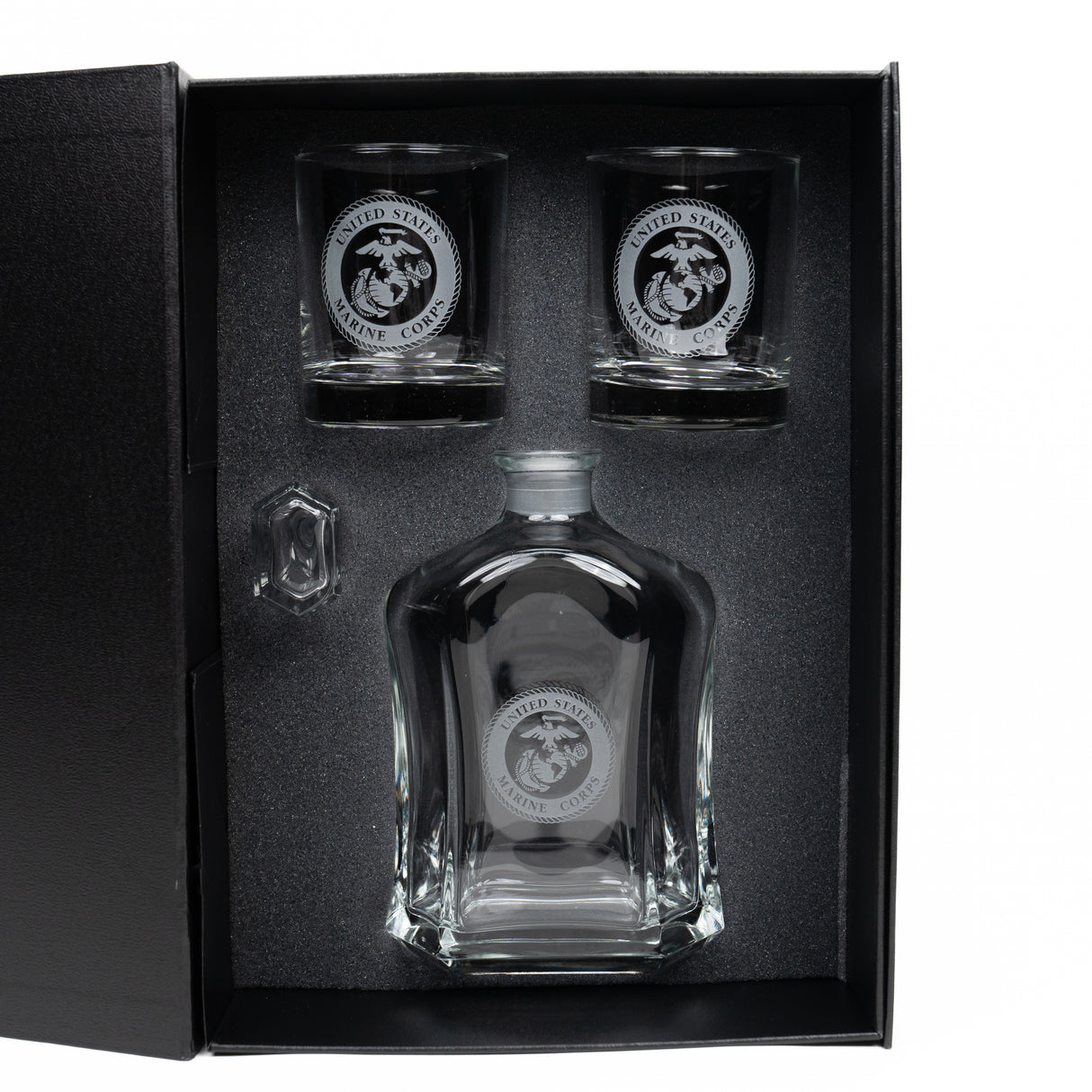 Etched Decanter Set with Gift Box