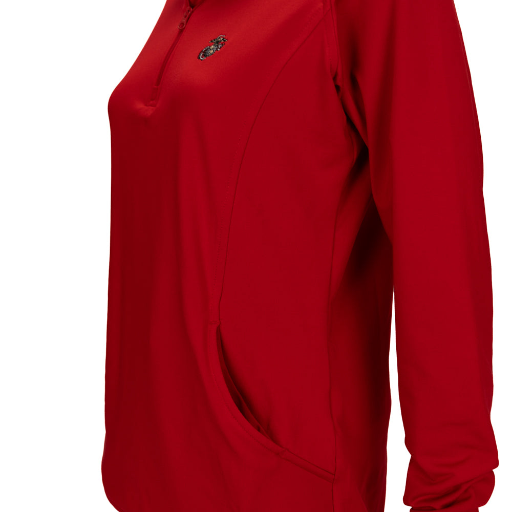 Ladies 1/4 Zip Pullover