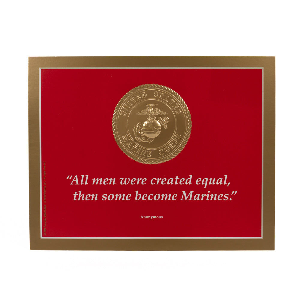 "All men were created equal" Quote Print 8 x 10"