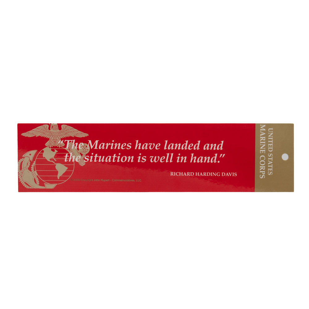 Bookmark-"The Marines have landed"
