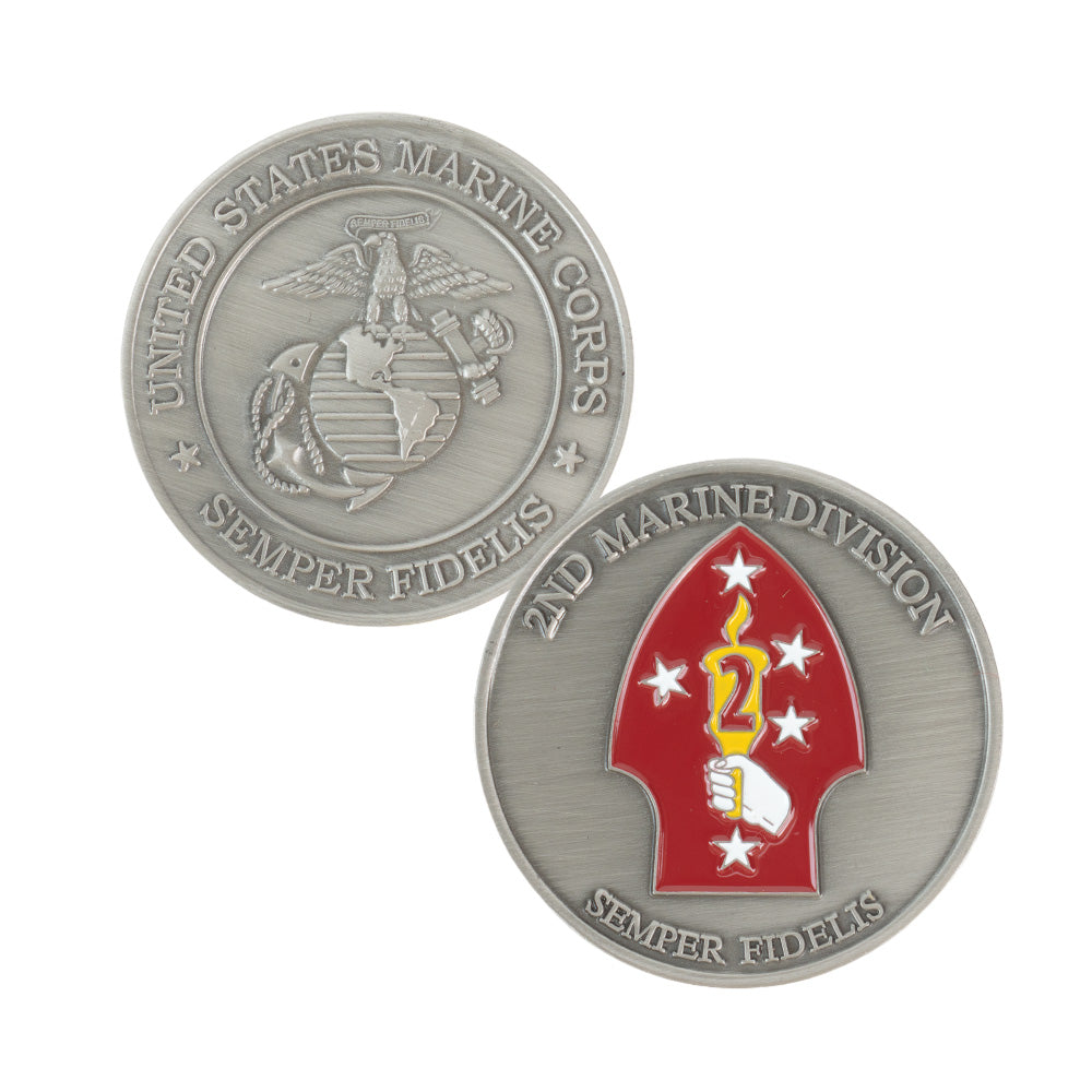 2nd Marine Division Coin