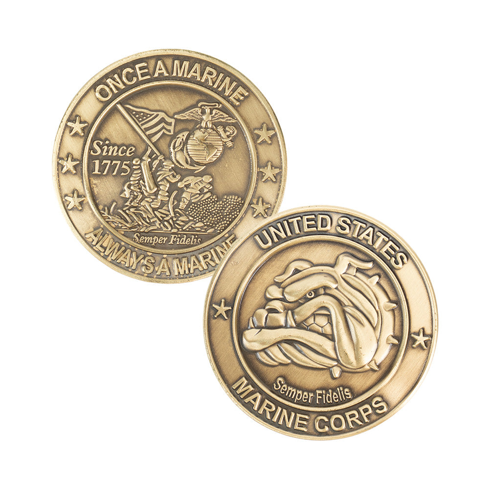 Bulldog and Iwo Jima Coin