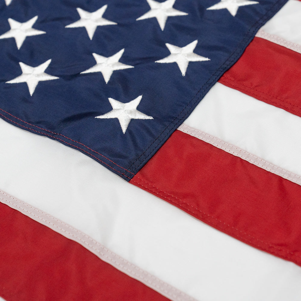US Flag - Pole Sleeve with Fringe (3' x 5')