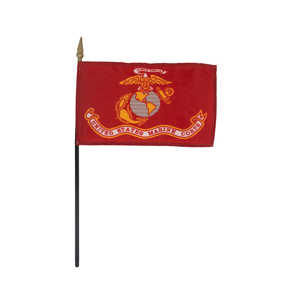 US Marine Corps Miniature Flag no Fringe