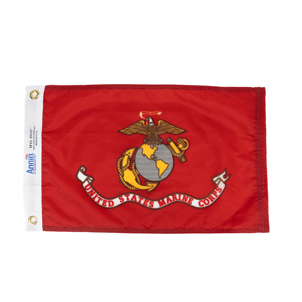 Marine Corps Flag with Grommet 12″ x 18″
