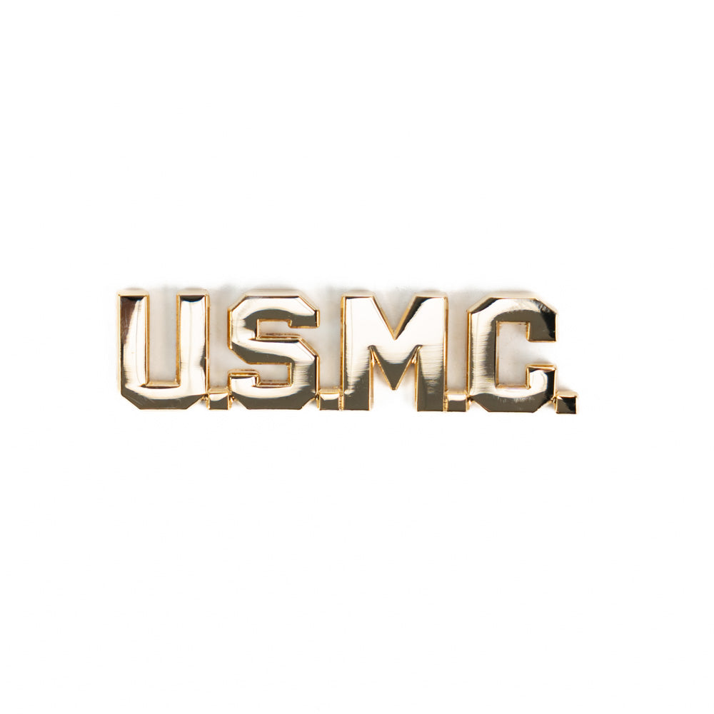 USMC in Gold Letters Pin