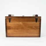 Wooden USMC Ammo Box with Hasp for Lock
