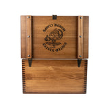Wooden USMC Ammo Box with Hasp for Lock