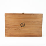 Wooden USMC Ammo Box with Hasp for Lock
