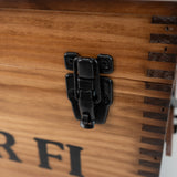 Wooden Footlocker with Leather Handles
