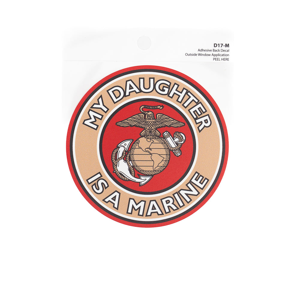 “My Daughter is A Marine” Decal
