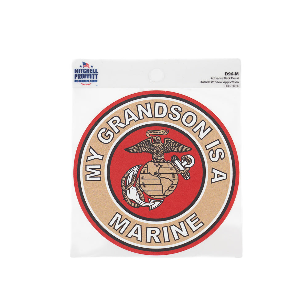 My Grandson is A Marine Decal (Exterior)