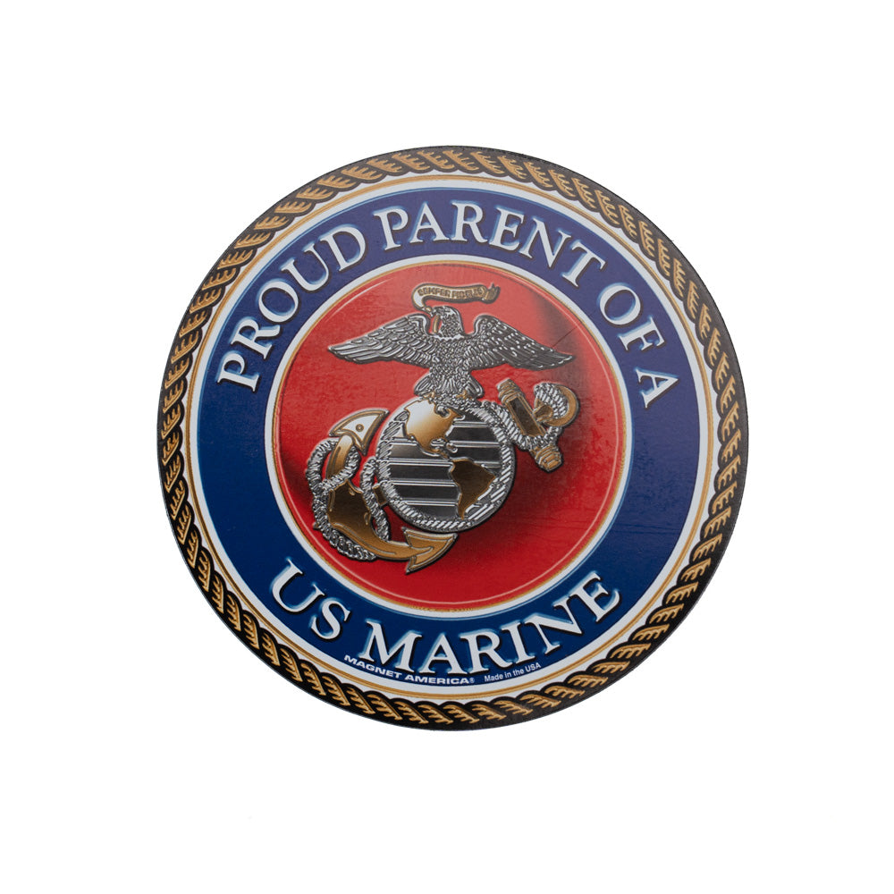 “Proud Parent of a Marine” USMC Emblem Magnet