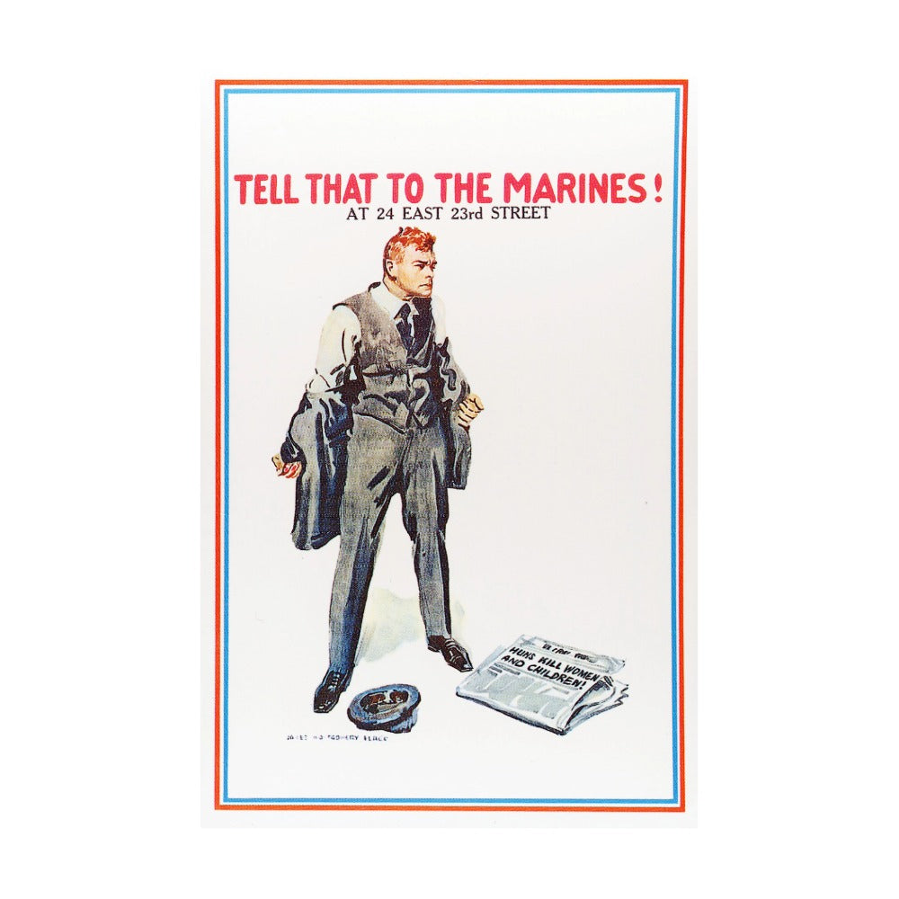 Tell That to the Marines Postcard