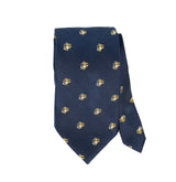 Tie navy blue w/gold EGAs