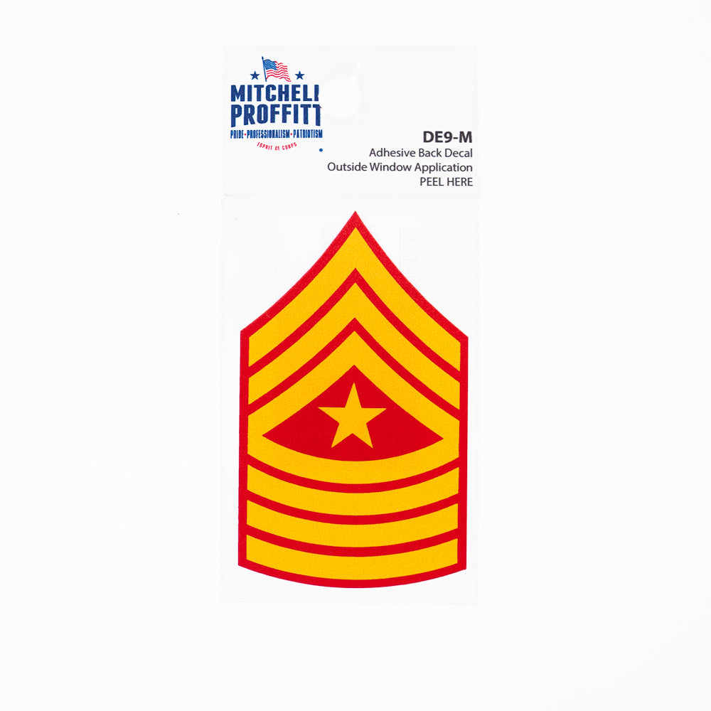 Sergeant Major Decal
